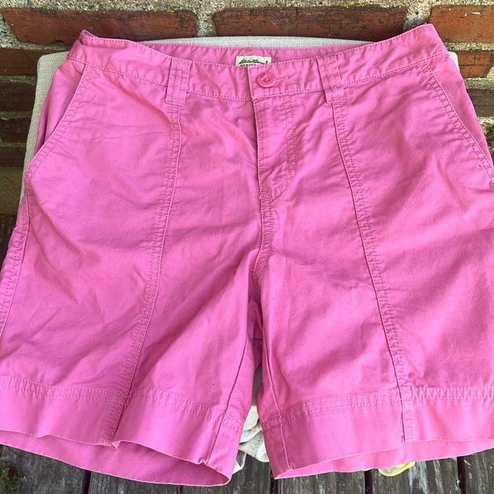 Pink Mercer Fit Shorts Eddie Bauer Petite 6